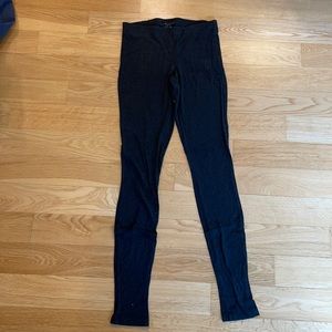 Theory Dark Grey Skinny Leggings